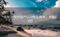 千年流传的国产SUV精品典故 · 合集6598