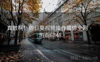 真敢啊！向日葵视频操作震惊全网 · 热点6748